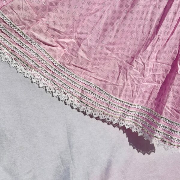 Elegant Embroidered Cotton Frock - Image 4