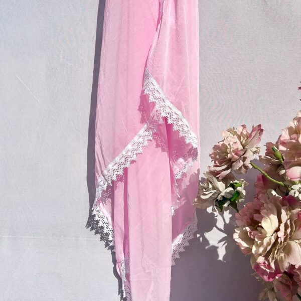 Elegant Embroidered Cotton Frock - Image 6