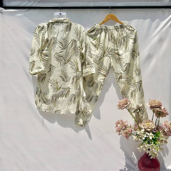 Floral Printed Cotton Coat s Set for Women – Summer Wear | Coat Set - Image 8